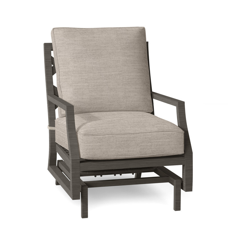 Fauteuil en treillis avec coussins, Lin colombe, Welt