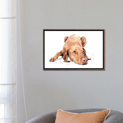 «Vizsla Calm Before the Storm» par EdsWatercolours - impression