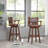 Angelija Extra Tall Swivel Bar Stool-866924441