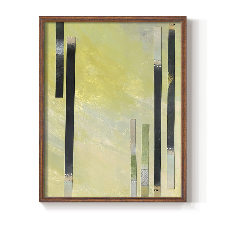 Neutral Assemblage I, reproduction encadrée - bois massif, Brun, H 10 po x l 8 po
