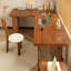 Bureaux en bois massif en L noyer-108205577-108205579