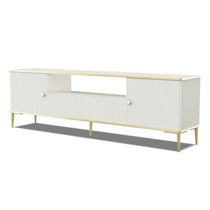 Heathfield Unfinished TV Stand for TVs up to 70", Cashmere