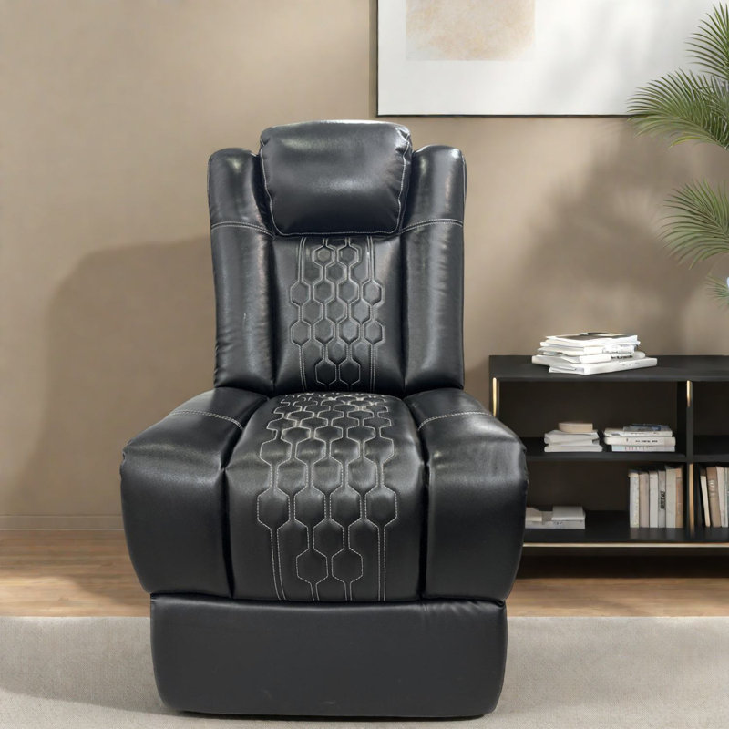 Canapé moderne en cuir véritable avec fonctions réglables pour la maison