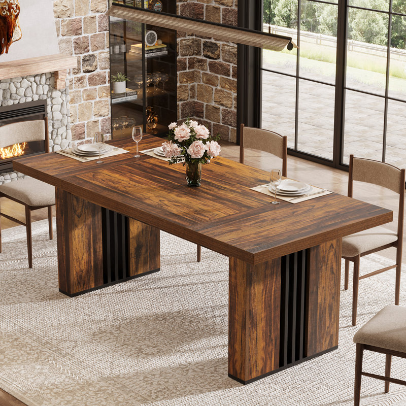 70.86-Inch Dining Table,Rectangular Kitchen Table