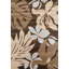 Tapis floral brun / beige Shaver-1141471448