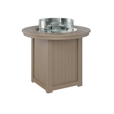 Berlin Gardens Donoma 44″ Round Counter Height Fire Pit Table