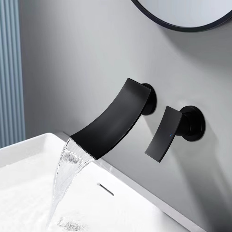Single-handle Bathroom Faucet, Matte Black