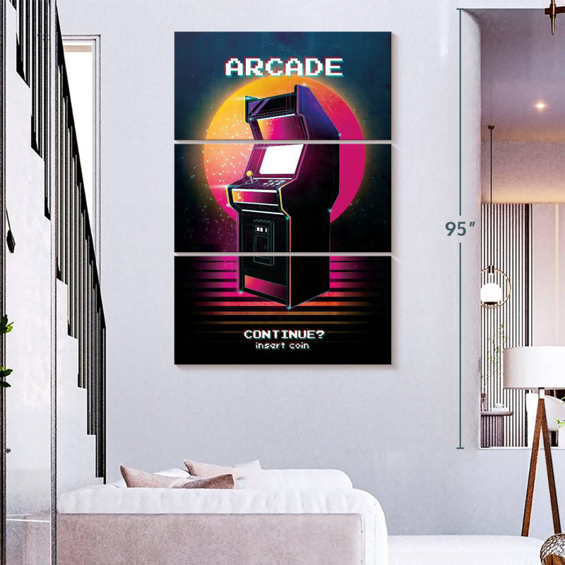 Keiraleigh Arcade Machine, 74'' H x 48'' W