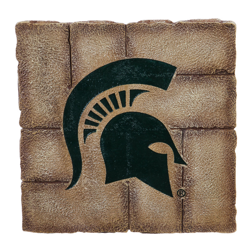 NCAA Team Plastic Sports Garden Stone, Michigan State University