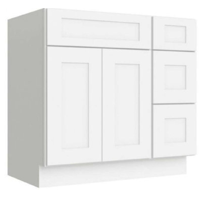 Bathroom Vanity Base Only in White
