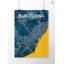 Barcelona City Map - No Frame Print-1815498324