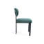 Ensemble de chaises de salle à manger de style moderne Mid-Century Boucle, élégant et confortable avec des pieds en métal noir pour une salle à manger sophistiquée-543175110