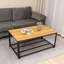 Table basse à 4 pieds avec rangement