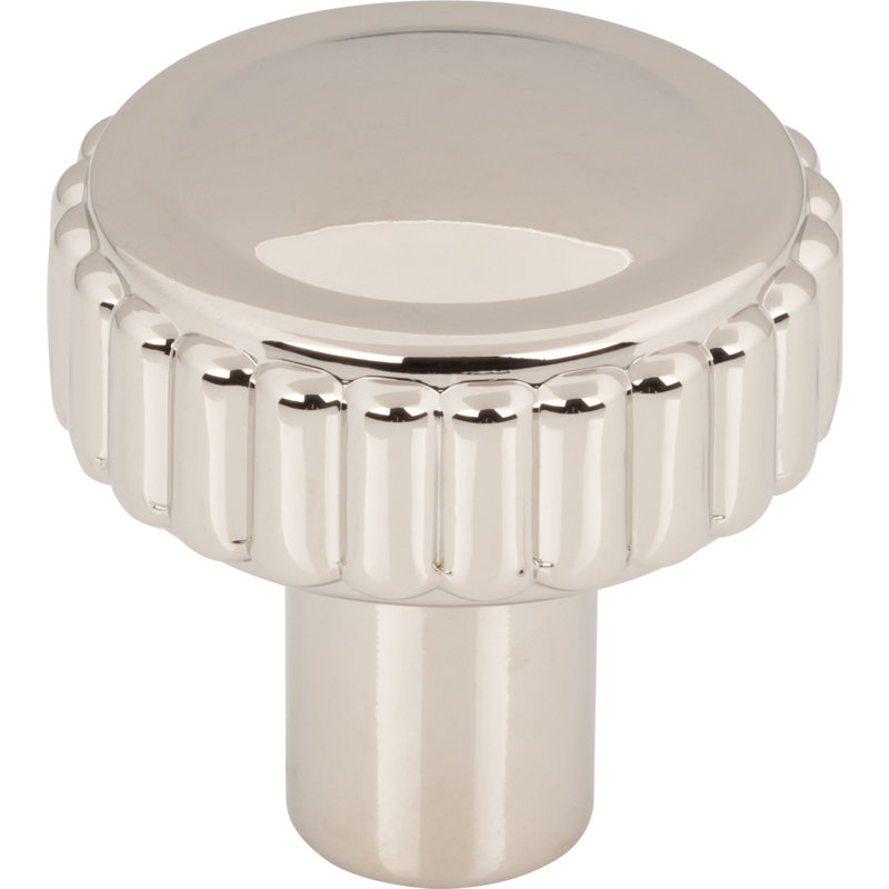 Holden 1 1/4" Diameter Round Knob, Polished Nickel