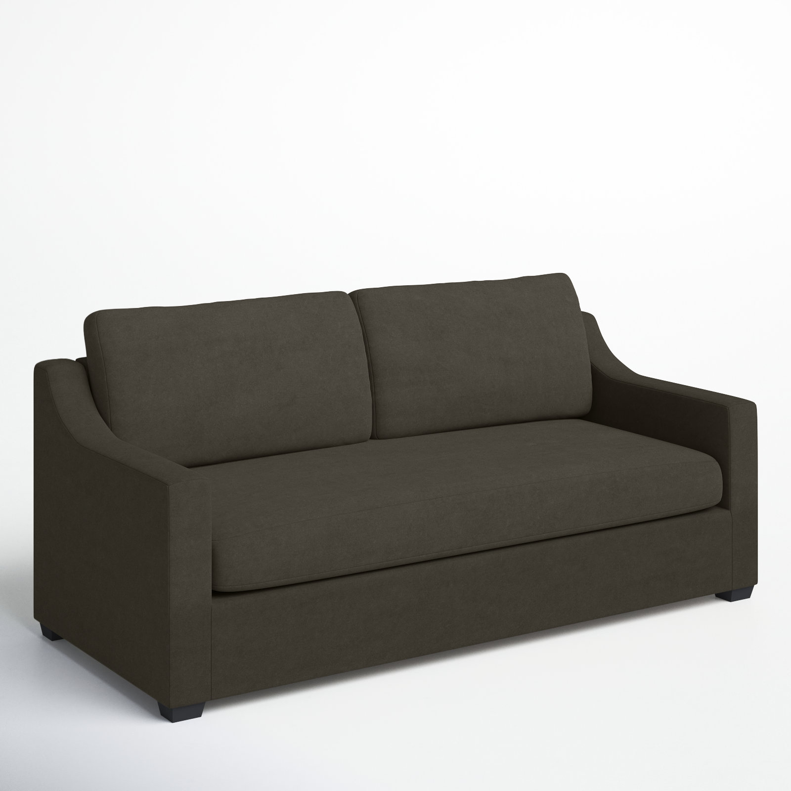 Cranbrook 88'' Upholstered Sofa, Bella Ash Performance Velvet
