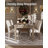 Duchamps 5 - Piece Farmhouse Dining Set with Sawn-Wood Rustic Texture