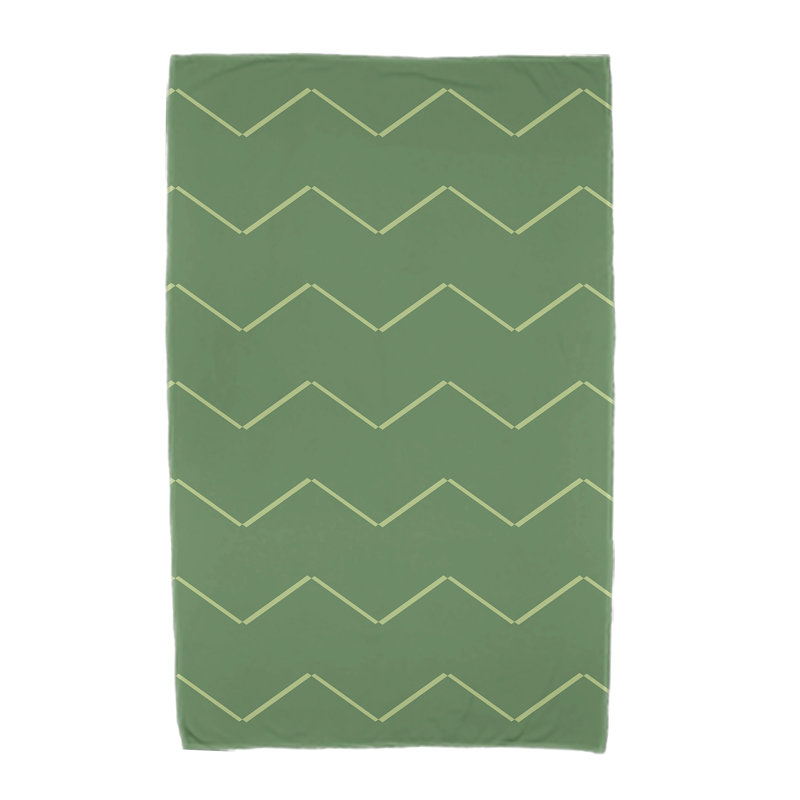 Serviette de plage en microfibre Noxon, Vert