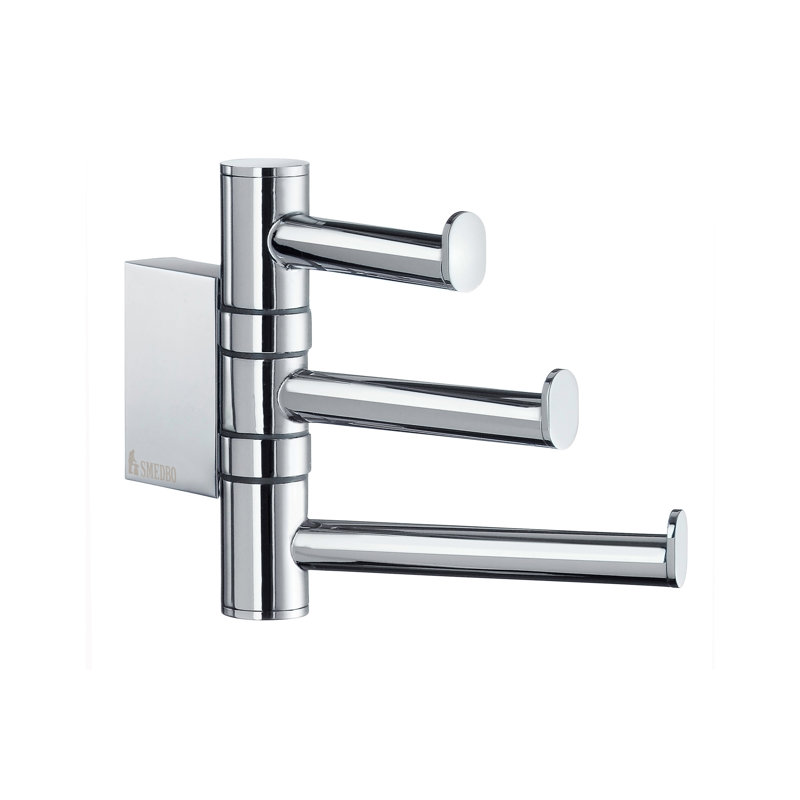 AIR collection triple swing arm wall mounted hooks
