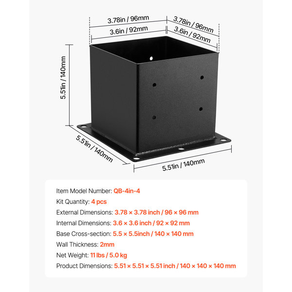 Dimensions du produit