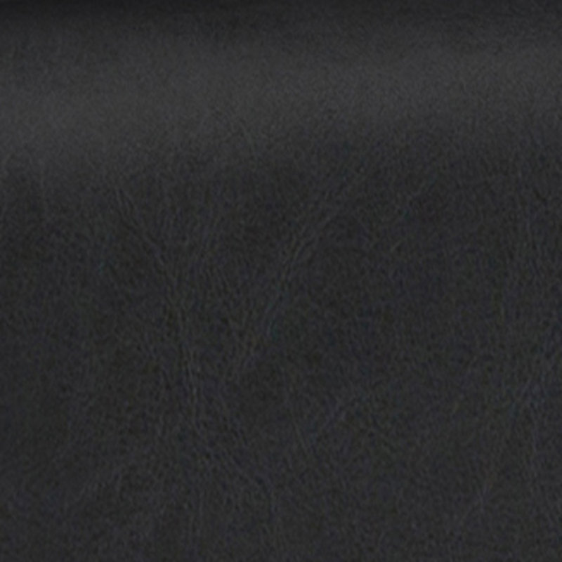 Owen Mid Century Modern Black Rubberwood Cocktail Ottoman