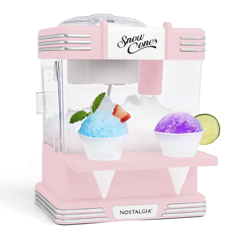 Nostalgia Retro Snow Cone Maker, Pink, Pink
