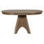 Table de salle à manger extensible vintage pour 4 à 6 personnes, table de ferme rustique avec finition vieillie et pieds croisés robustes-729791761