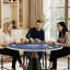 47" Round 2-in-1 Dining & Poker Table, Convertible Game Table for Dining Room, Game Room