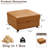 Storage Ottoman in Leather-Like Microfiber-157726151