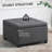 Fabric Tufted Storage Ottoman With Flip Top Seat Lid, Metal Hinge And Stable Eucalyptus Wood Frame-1831223545