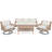 4 Pieces Outdoor Conversation Set-432065447-432065450