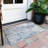 Machine Washable Indoor/Outdoor Xhevrie Blue Rug-1620913864