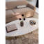 Table basse Leona Winona, marbre beige Botticino