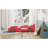 Wooden race car bed with wheels, a double-decker platform bed in the shape of a race car, suitable for teenagers-1997854139