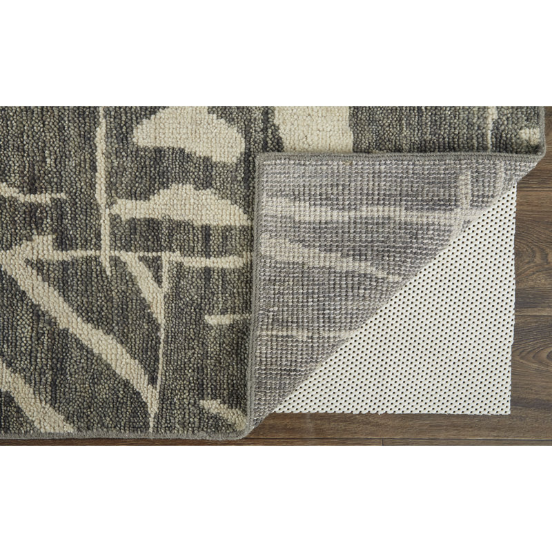 Sutton Transitional Abstract, Taupe/Ivory Area Rug, Rectangle 8'6" x 11'6"