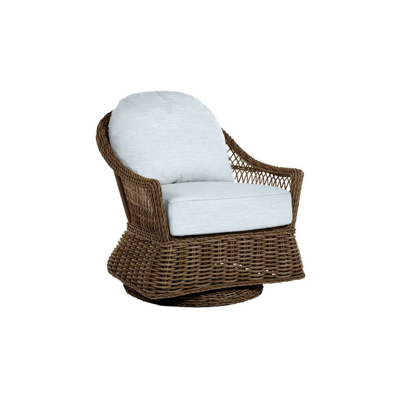 Fauteuil oscillant tissé Soho - Raphia, Welt, Ciel de papier, Raphia