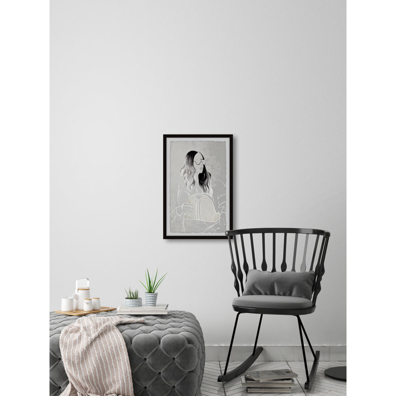 Classic Curved Handbag by Parvez Taj - Single Picture Frame Painting, 61 cm H x 41 cm W