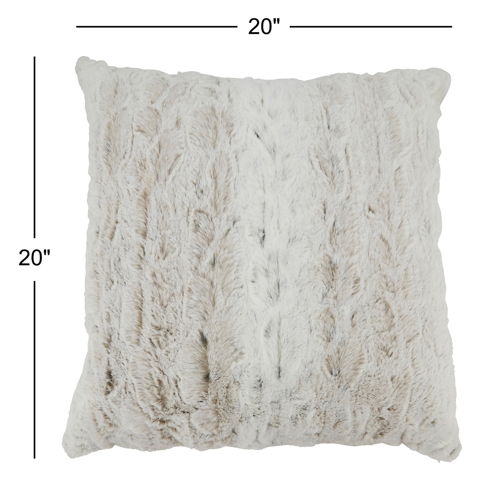 Tobias Collection Pillow Cover, 20"H x 20"W, Square