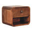 Artisan Furniture Solid Wood Mini Wall Mounted Bedside With Open Slot-1713300889