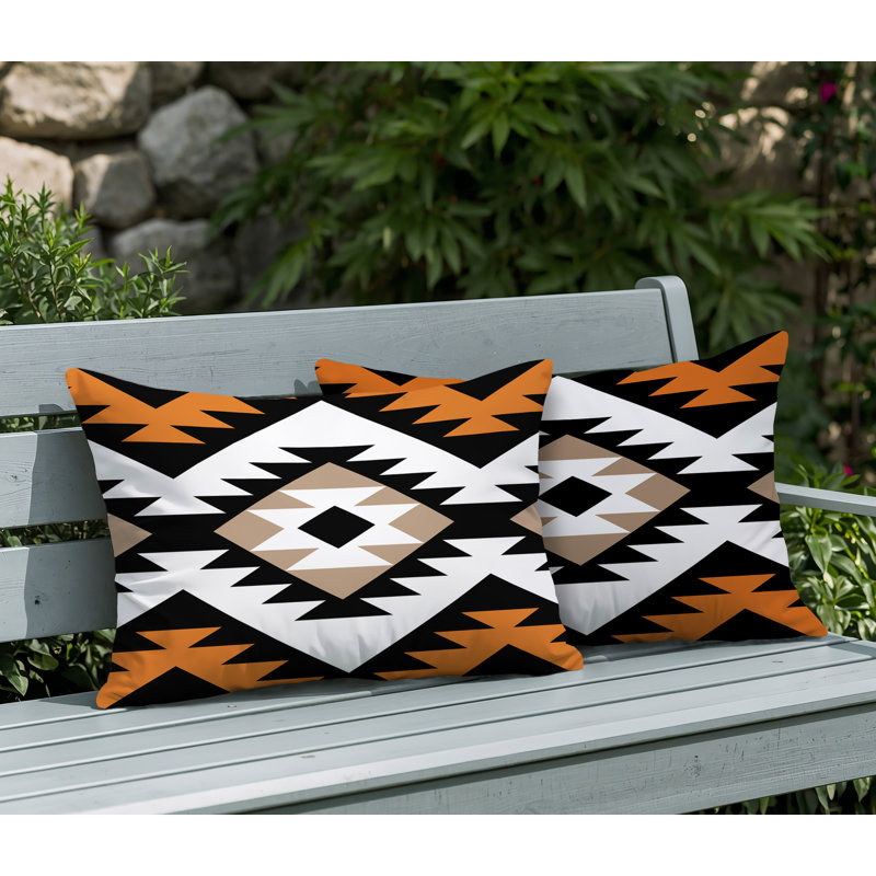 Coussin intérieur / extérieur Seka, 25 x 18, Orange