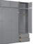 Grands lits escamotables modernes de grande taille avec armoires de rangement, fabrication en MDF