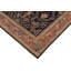 Tapis oriental noir / brun clair en laine noué à la main 8 pi 1 po x 11 pi 9 po Dorn