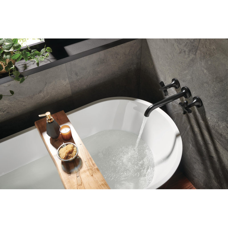 Jason Wu Two-Handle Wall Mount Tub Filler, Cross