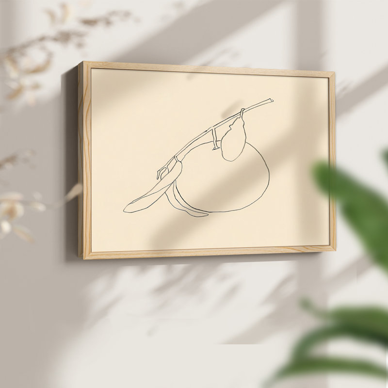 «Citrus Contour II», reproduction encadrée, Naturel, H 16 po x l 20 po