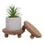 Paquet de 2 supports pour plantes d'intérieur rondes et supports pour plantes Grigoriy-358073033-372554791