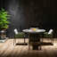 RIO Concrete Round Dining Table 122 x 122 x 75 cm