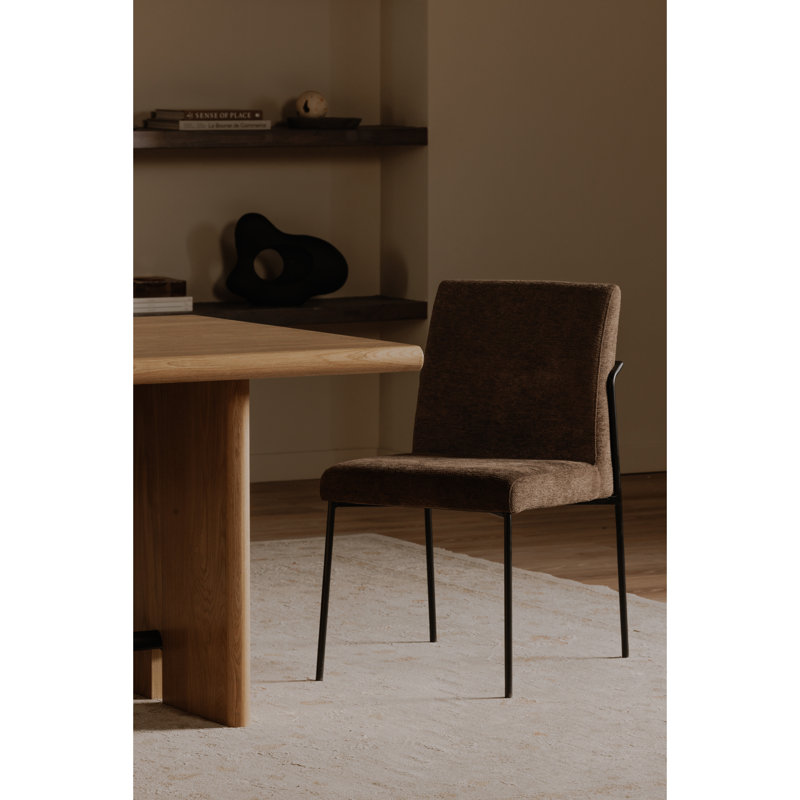 Waast Danny Dining Chair Set of Two, Dark Brown