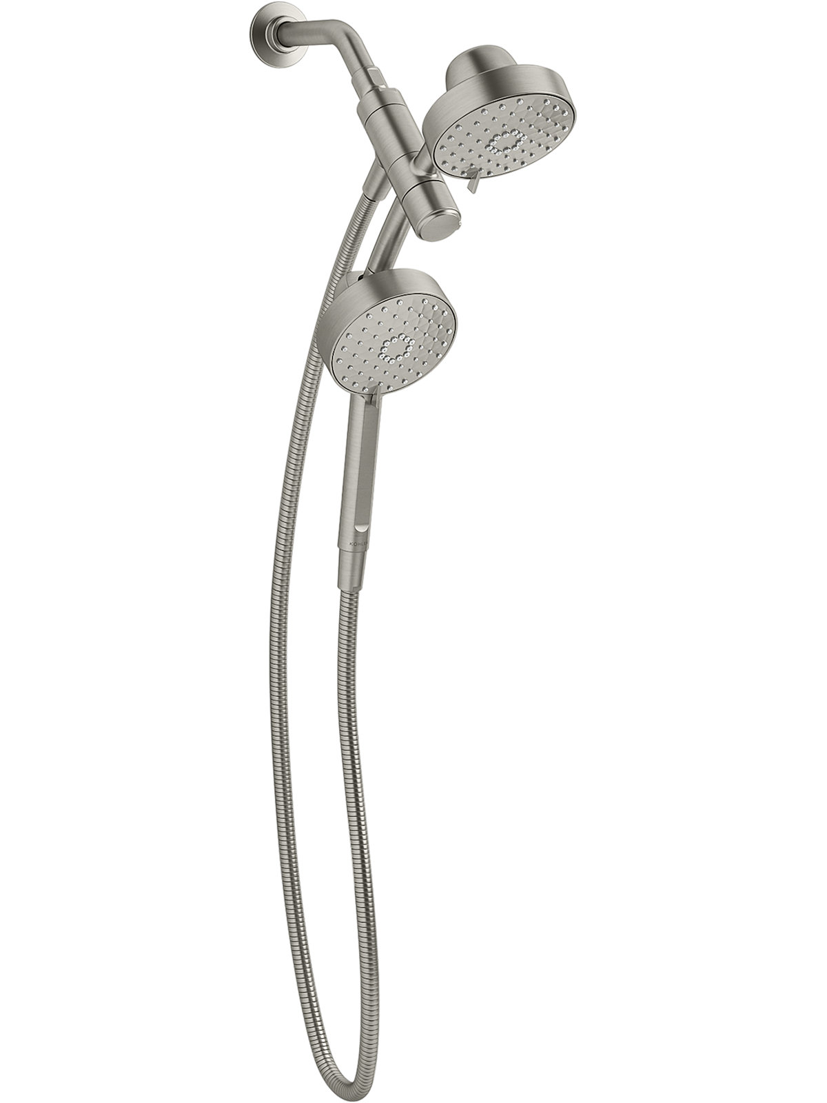 Awaken 2.5 GPM 2-in-1 Shower Combo Kit, Vibrant Brushed Nickel