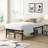 Twin Size Bed Frame, Heavy Duty Metal Bed Frame, Quick & Easy Assembly, No Noise