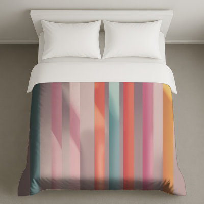 Vertical Pastel Stripes Duvet Covers