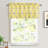 Geometric Tailored Window Valance